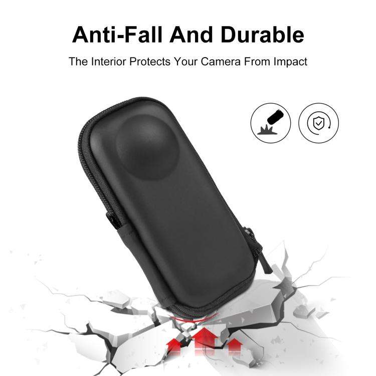 For Insta360 X4 / X5 PULUZ Camera Portable Case Box Storage Bag (Black)