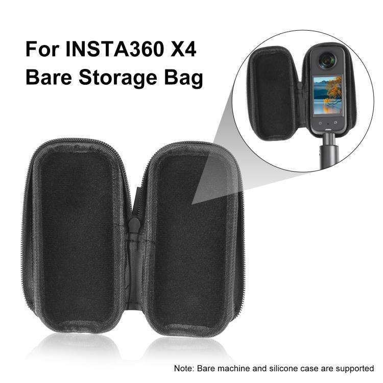 For Insta360 X4 / X5 PULUZ Camera Portable Case Box Storage Bag (Black)