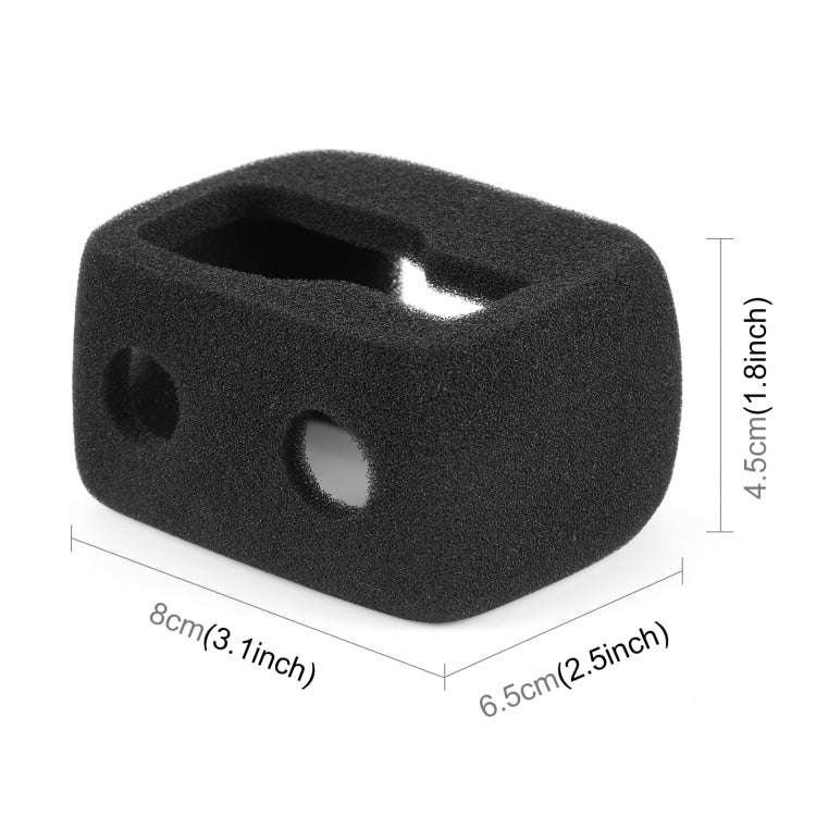 For Insta360 Ace Pro / Ace PULUZ High Density Foam Windshield (Black)