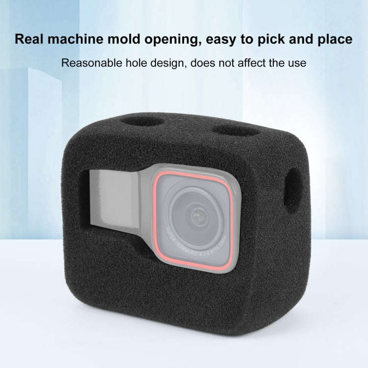 For Insta360 Ace Pro / Ace PULUZ High Density Foam Windshield (Black)