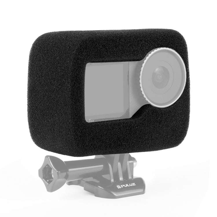 For DJI Osmo Action 5 Pro / 4 / 3 PULUZ High Density Foam Windshield (Black)