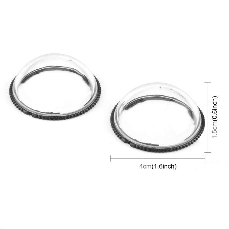 For Insta360 X4 PULUZ Rotation PC Lens Guard  Protective Cover (Transparent)