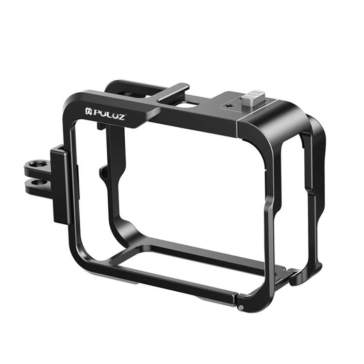 For Insta360 Ace Pro PULUZ Metal Protective Cage Adapter Frame (Black)