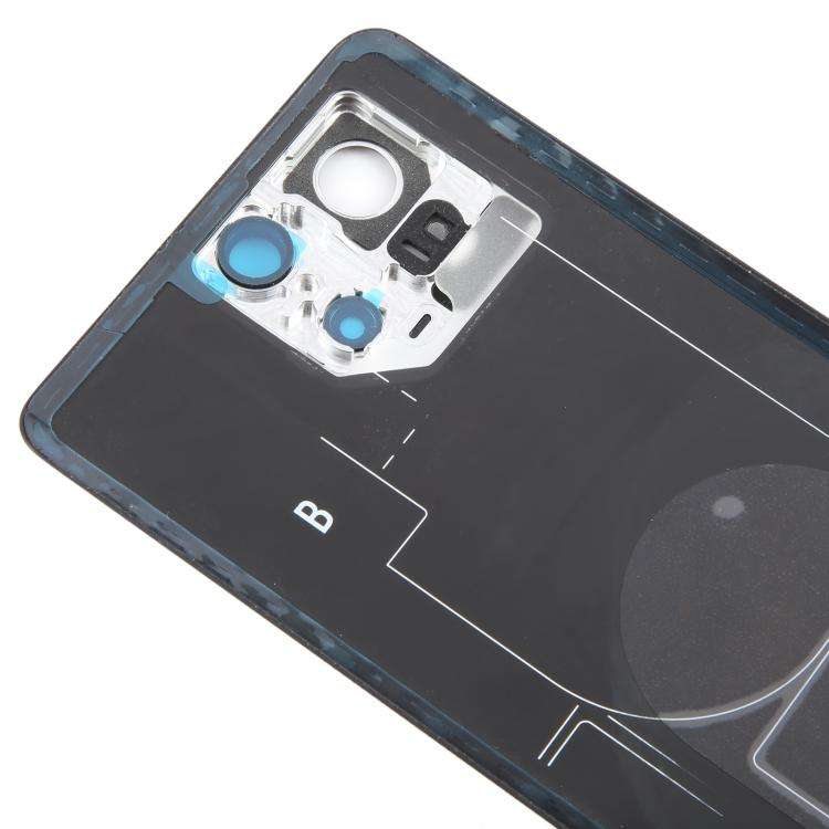 For Asus ROG Phone 9 5G Original Glass Battery Back Cover with Camera Lens Cover(Matte Black)