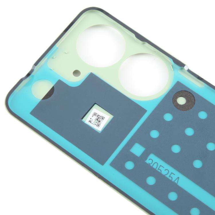 For Asus Zenfone 10 AI2302 Leather Material Battery Back Cover(Green)