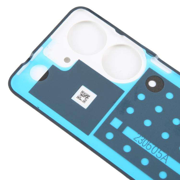 For Asus Zenfone 10 AI2302 Leather Material Battery Back Cover(White)