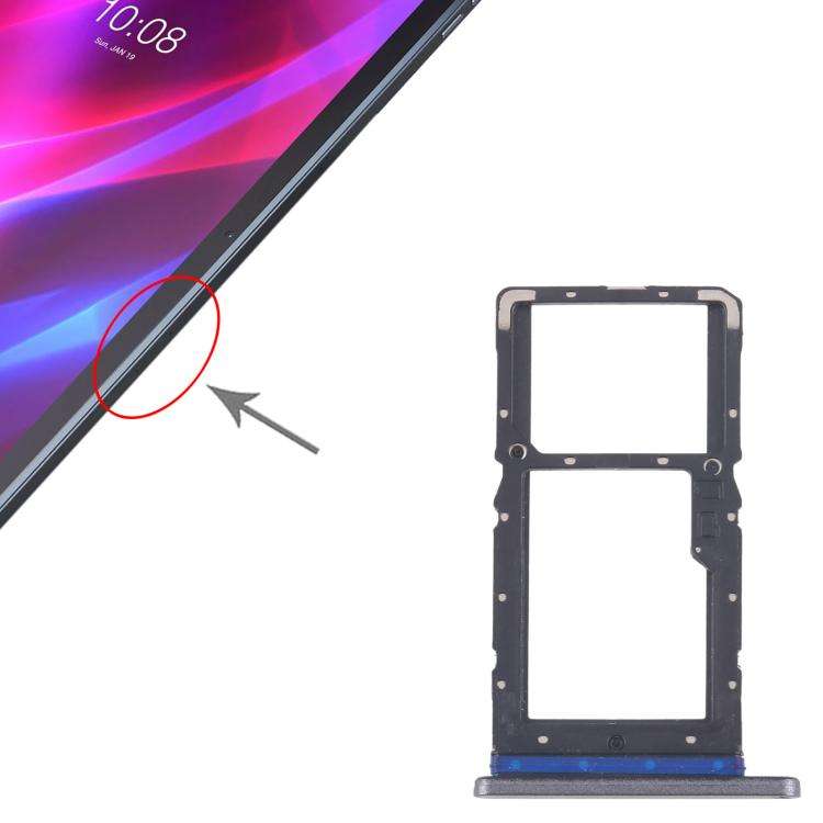 For Lenovo Tab P11 Pad Plus TB-J607F SIM + Micro SD Card Tray (Blue)