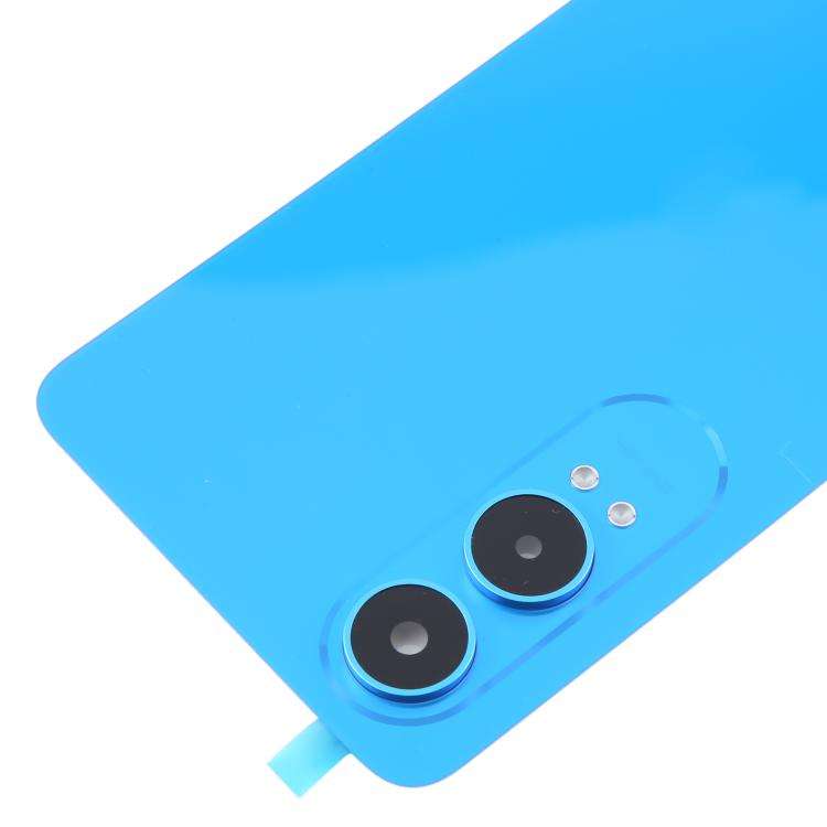 For OnePlus Nord CE4 Lite Plastic Back Cover with Camera Lens Cover(Blue)