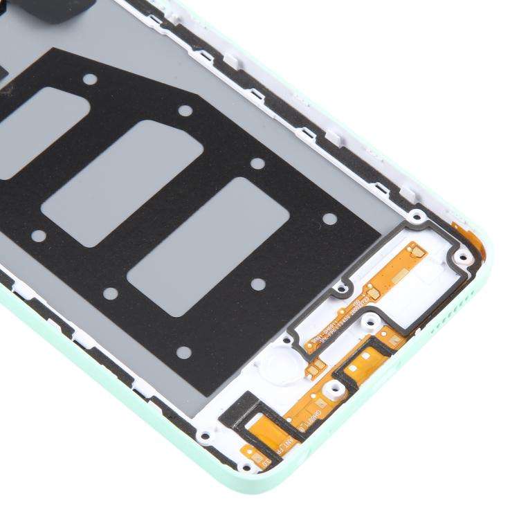 For ZTE Blade V70 Max Plastic Battery Back Cover with Middle Frame / Camera Lens Cover(Green)