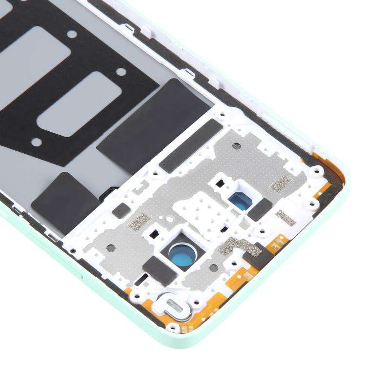 For ZTE Blade V70 Max Plastic Battery Back Cover with Middle Frame / Camera Lens Cover(Green)