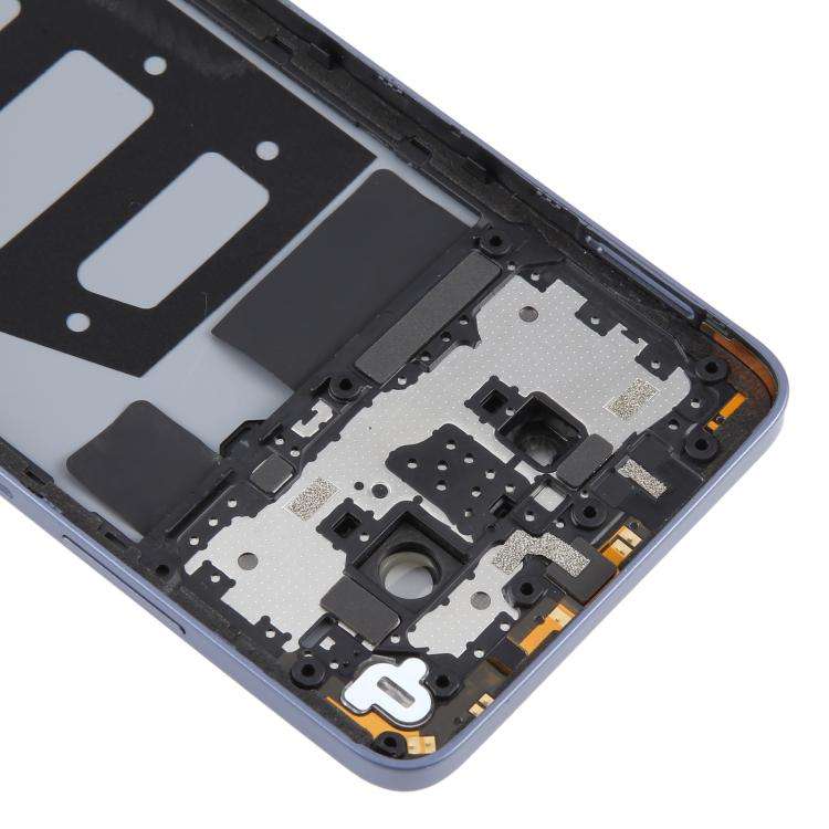 For ZTE Blade V70 Max Plastic Battery Back Cover with Middle Frame / Camera Lens Cover(Purple)
