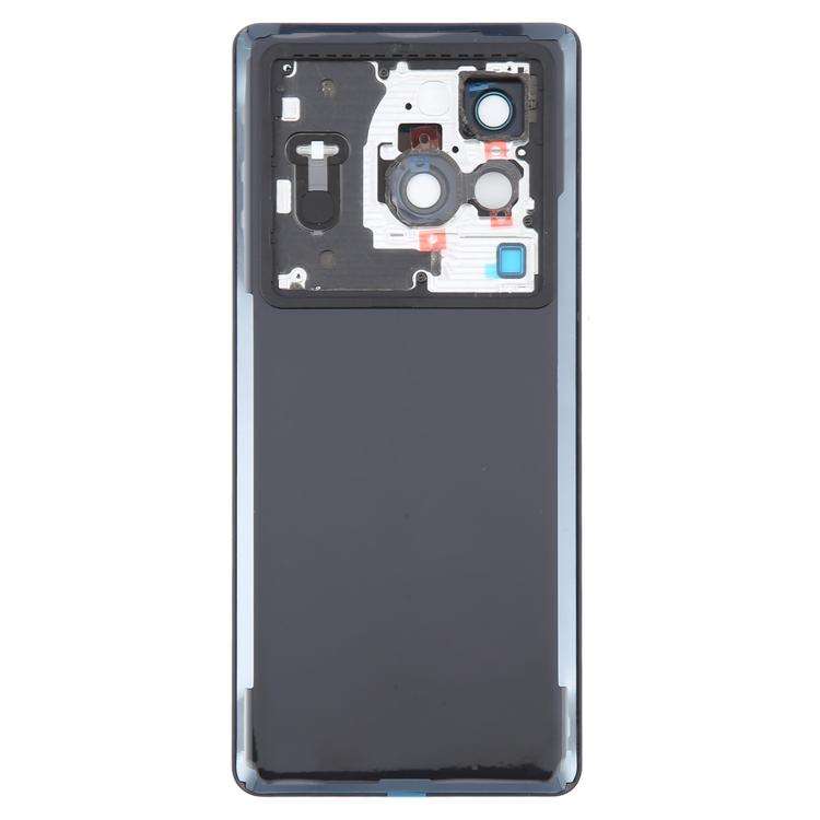 For vivo X80 Pro Battery Back Cover with Camera Lens Cover(Black)