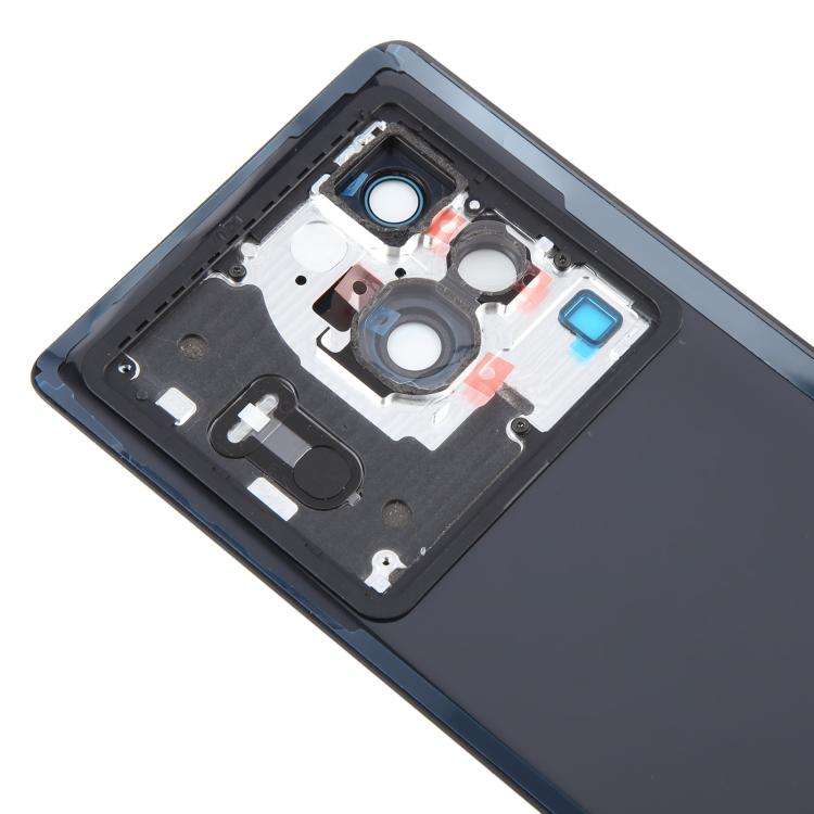 For vivo X80 Pro Battery Back Cover with Camera Lens Cover(Black)