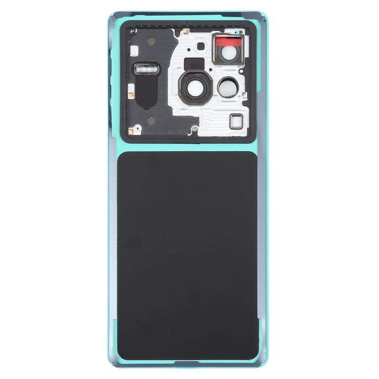 For vivo X80 Pro Battery Back Cover with Camera Lens Cover(Blue)