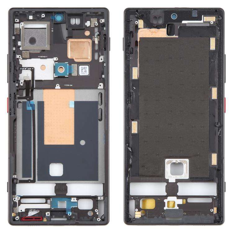 For ZTE nubia Z70 Ultra NX733J NX736J Middle Frame Bezel Plate (Black)
