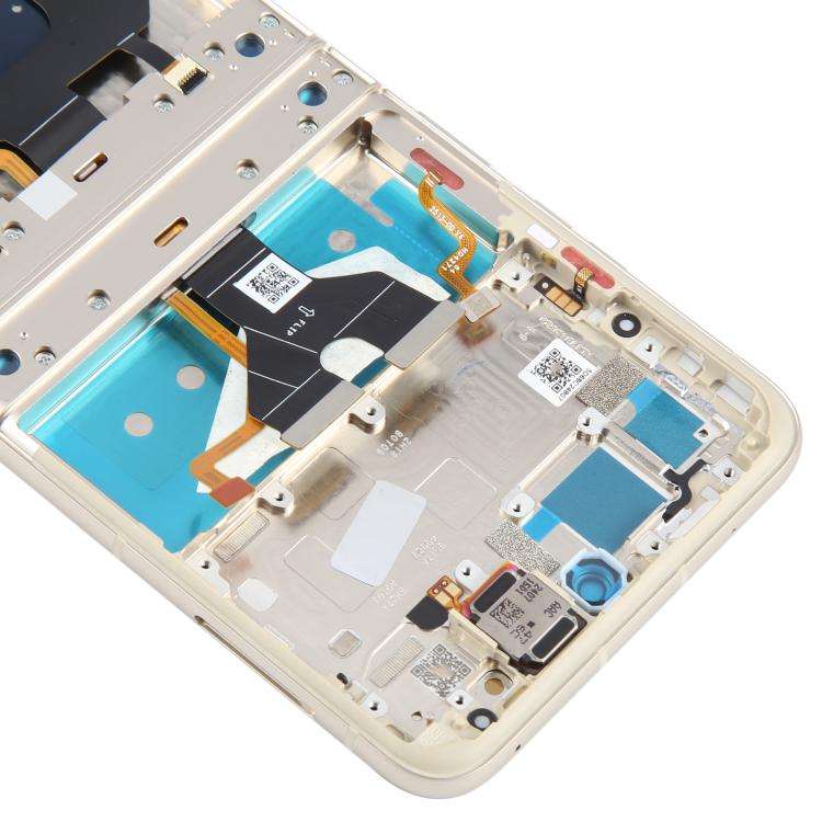 For Motorola Razr 2024 Original LCD Screen Digitizer Full Assembly with Frame (Orange)