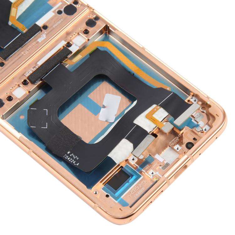 For Motorola Razr+ 2024 Original LCD Screen Digitizer Full Assembly with Frame (Gold)