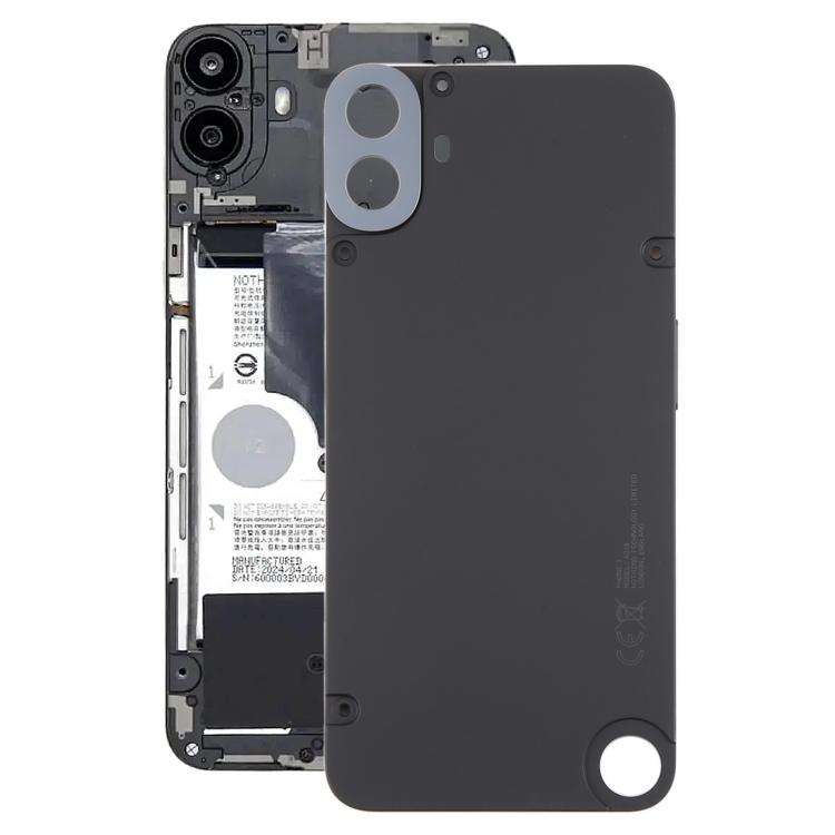 For Nothing CMF Phone 1 Original Back Cover with Camera Lens Cover(Black)