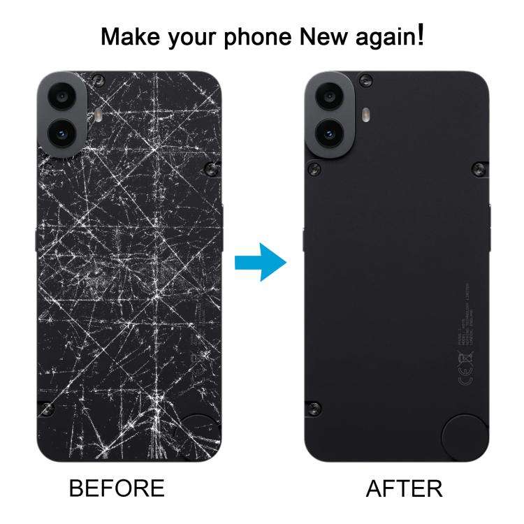 For Nothing CMF Phone 1 Original Back Cover with Camera Lens Cover(Black)