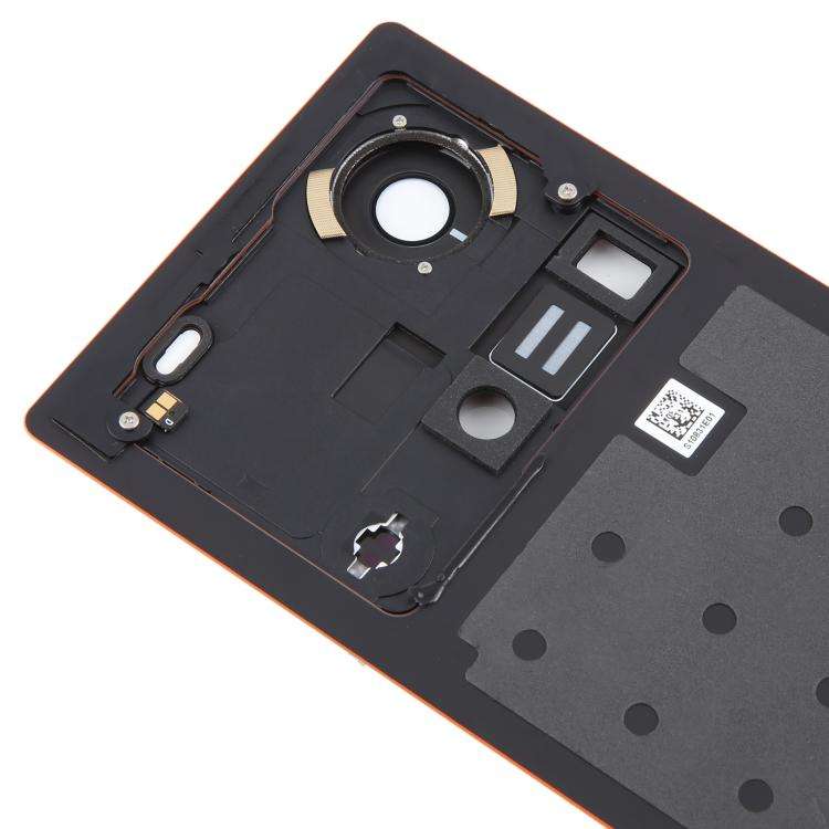 For ZTE nubia Z70 Ultra NX733J NX736J Glass Battery Back Cover with Camera Lens Cover(Orange)