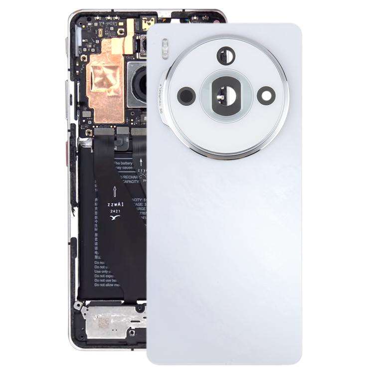 For ZTE nubia Z60S Pro Original Disassembled Glass Battery Back Cover with Camera Lens Cover(White)