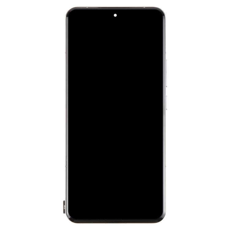 For Xiaomi 14 Pro AMOLED Original LCD Screen Digitizer Full Assembly with Frame (Silver)
