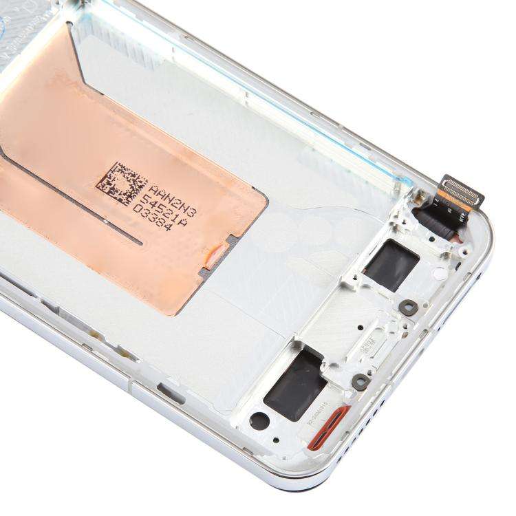 For Xiaomi 14 Pro AMOLED Original LCD Screen Digitizer Full Assembly with Frame (Silver)