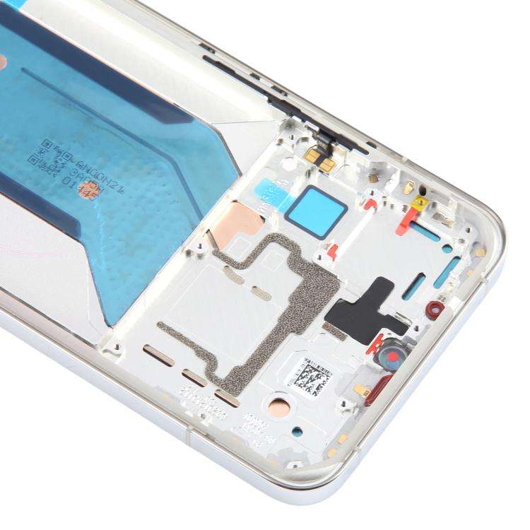 For Xiaomi 14 AMOLED Original LCD Screen Digitizer Full Assembly with Frame (Silver)