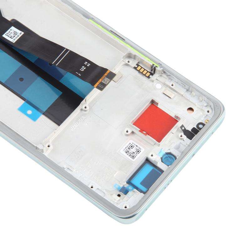 For Xiaomi Poco X7 5G AMOLED Original LCD Screen Digitizer Full Assembly with Frame (Green)