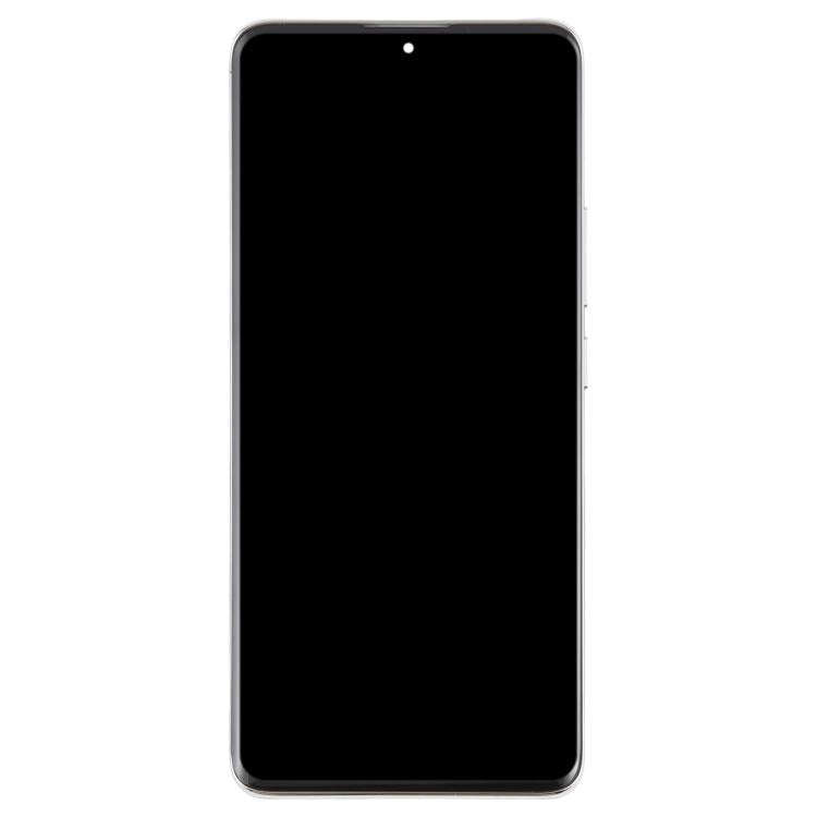 For Xiaomi Poco X7 5G AMOLED Original LCD Screen Digitizer Full Assembly with Frame (Silver)