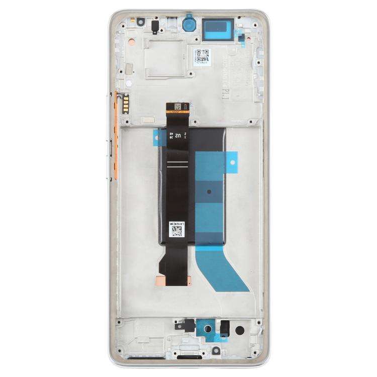 For Xiaomi Poco X7 5G AMOLED Original LCD Screen Digitizer Full Assembly with Frame (Silver)