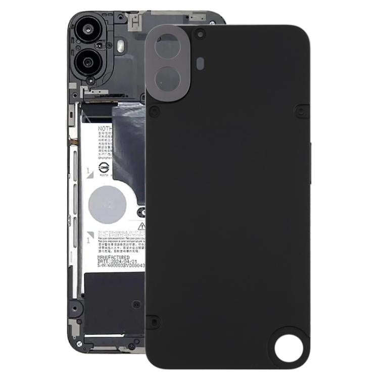For Nothing CMF Phone 1 Plastic Battery Back Cover(Black)