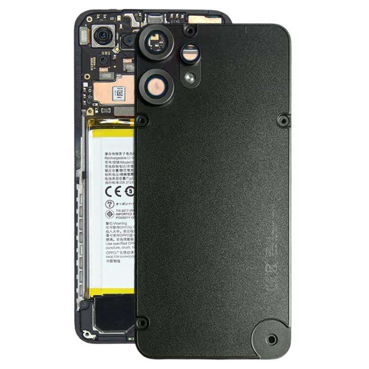For Nothing CMF Phone 2 Pro Plastic Battery Back Cover(Black)