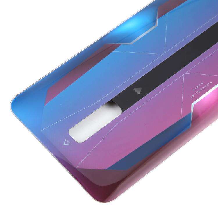 For ZTE nubia RedMagic 6 NX669J Glass Battery Back Cover(Aurora)