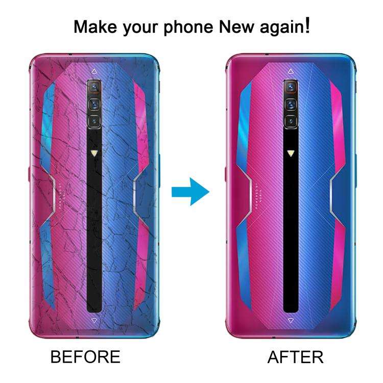 For ZTE nubia RedMagic 6 NX669J Glass Battery Back Cover(Aurora)