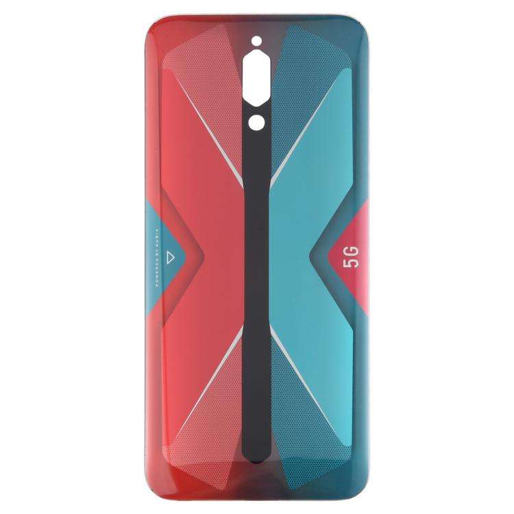 For ZTE nubia RedMagic 5G NX669J Glass Battery Back Cover(Red)