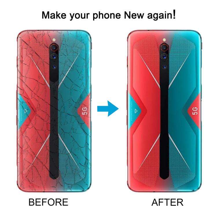 For ZTE nubia RedMagic 5G NX669J Glass Battery Back Cover(Red)