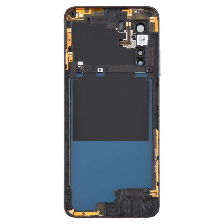For ZTE nubia Neo 5G 8150N Plastic Battery Back Cover with Middle Frame / Camera Lens Cover(Black)