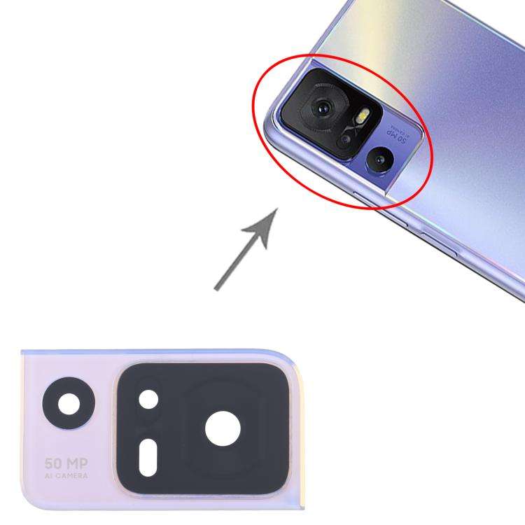 For TCL 40 SE T610K OEM Back Camera Lens (Purple)
