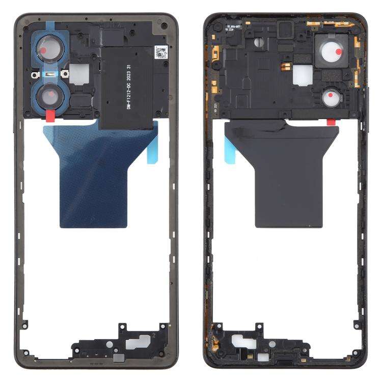 For Xiaomi Redmi Note 12 Pro 5G Original Middle Frame Bezel Plate (Black)