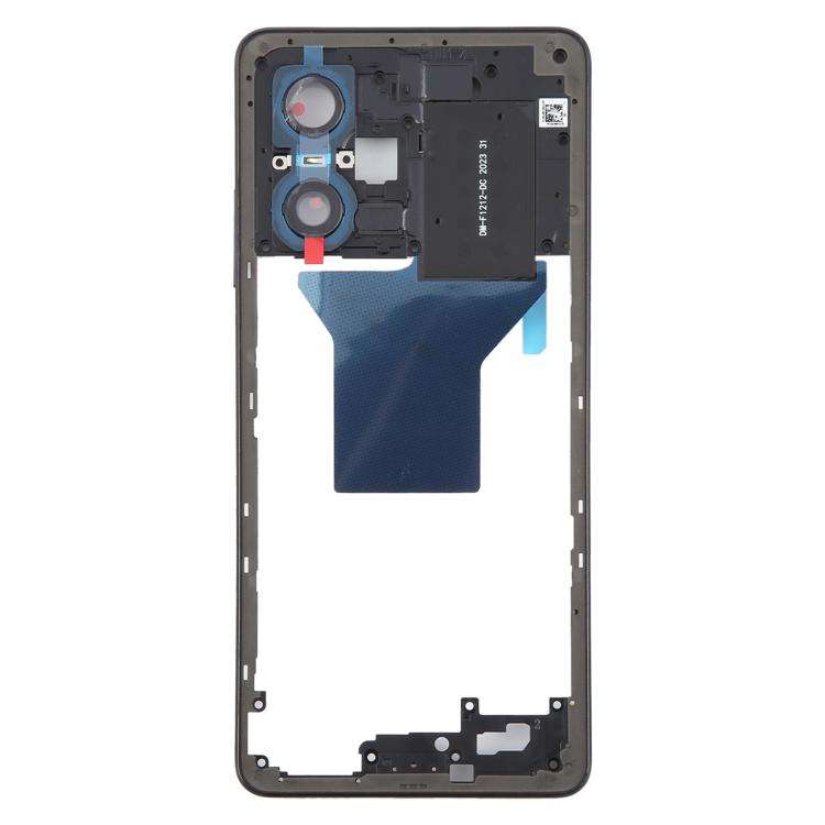 For Xiaomi Redmi Note 12 Pro 5G Original Middle Frame Bezel Plate (Black)