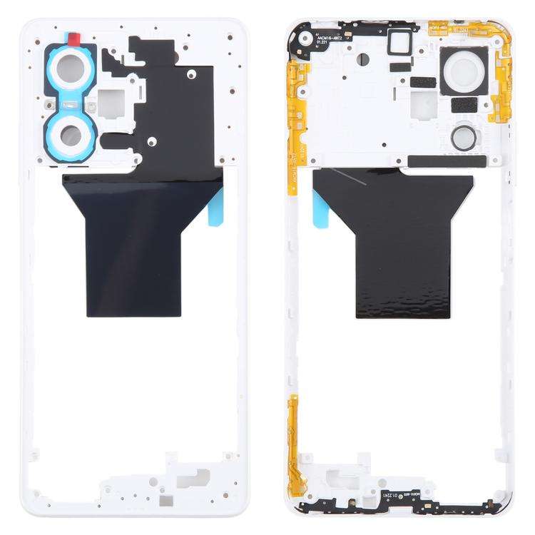 For Xiaomi Redmi Note 12 Pro 5G Original Middle Frame Bezel Plate (White)