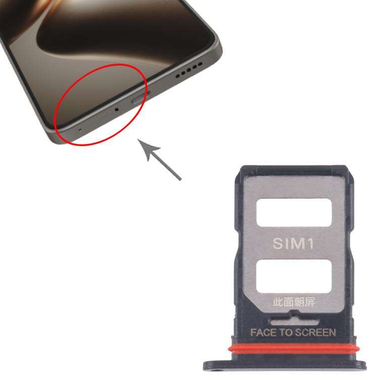 For Xiaomi 14T 5G 10pcs Original SIM Card Tray + SIM Card Tray (Black)