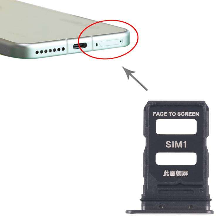 For Xiaomi 15 10pcs Original SIM Card Tray + SIM Card Tray (Black)