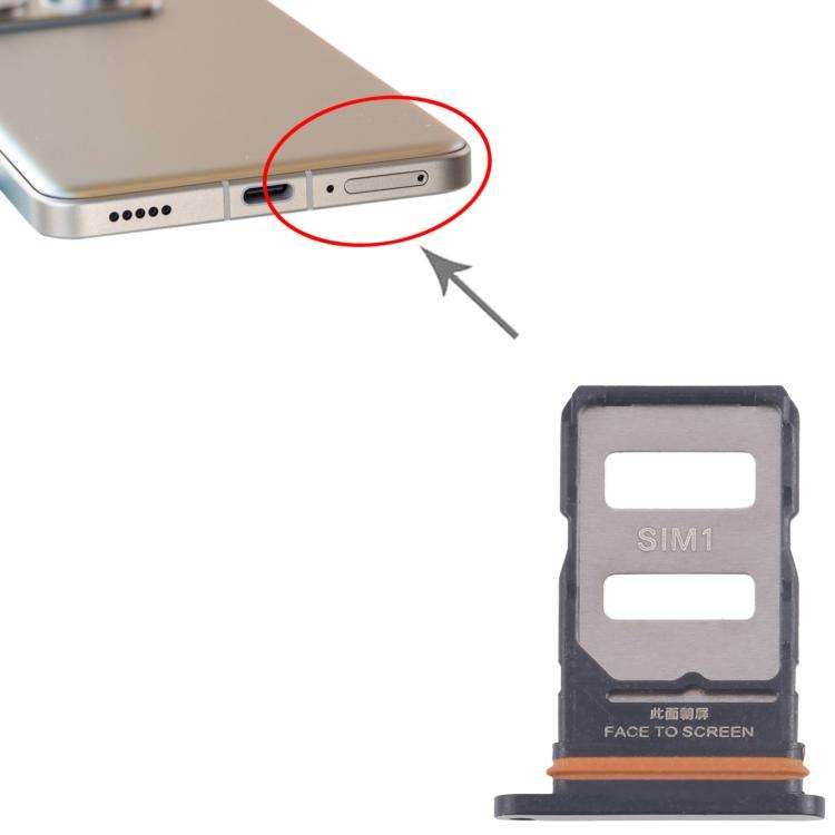 For Xiaomi Redmi Note 14 Pro+ 5G 10pcs Original SIM Card Tray + SIM Card Tray (Gold)