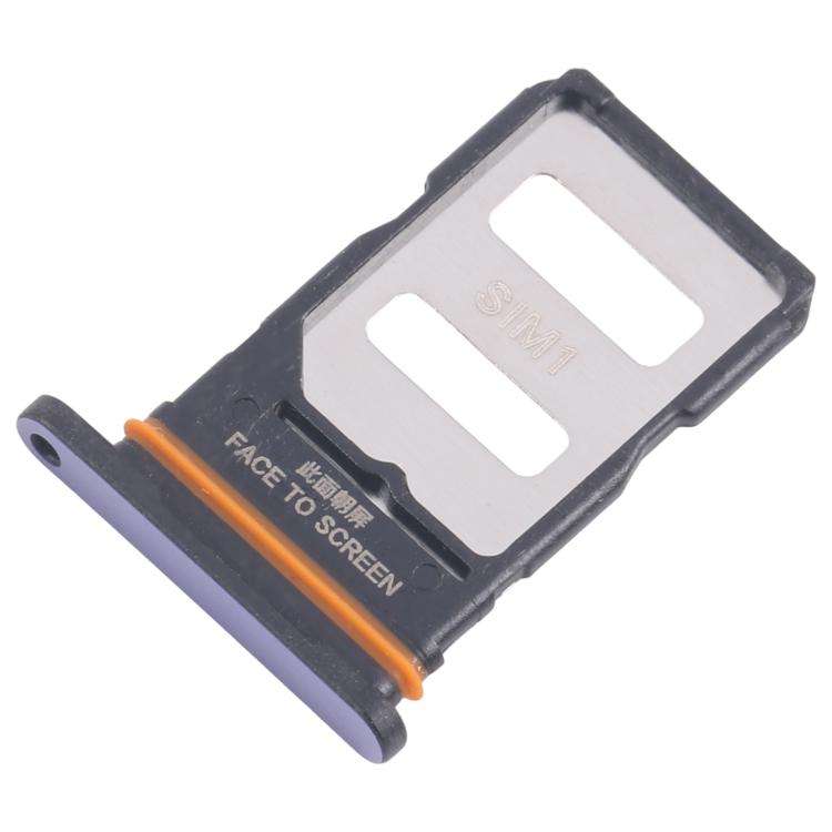 For Xiaomi Redmi Note 14 Pro+ 5G 10pcs Original SIM Card Tray + SIM Card Tray (Purple)
