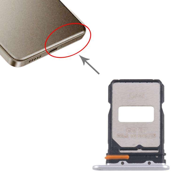 For Xiaomi Redmi Turbo 4 Pro 10pcs Original SIM Card Tray + SIM Card Tray (Silver)