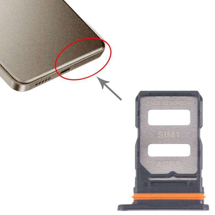 For Xiaomi Redmi Turbo 4 10pcs Original SIM Card Tray + SIM Card Tray (Black)