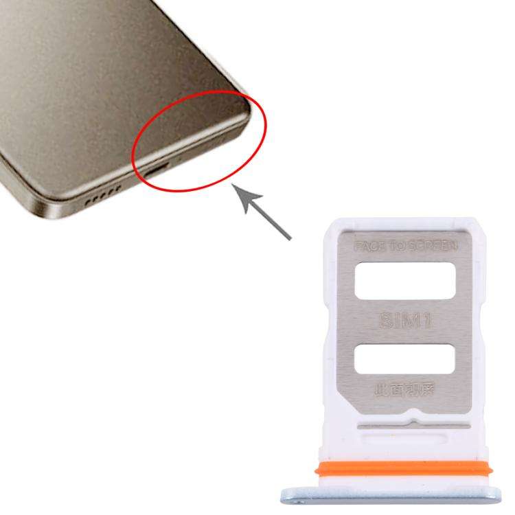 For Xiaomi Redmi Turbo 4 10pcs Original SIM Card Tray + SIM Card Tray (Blue)