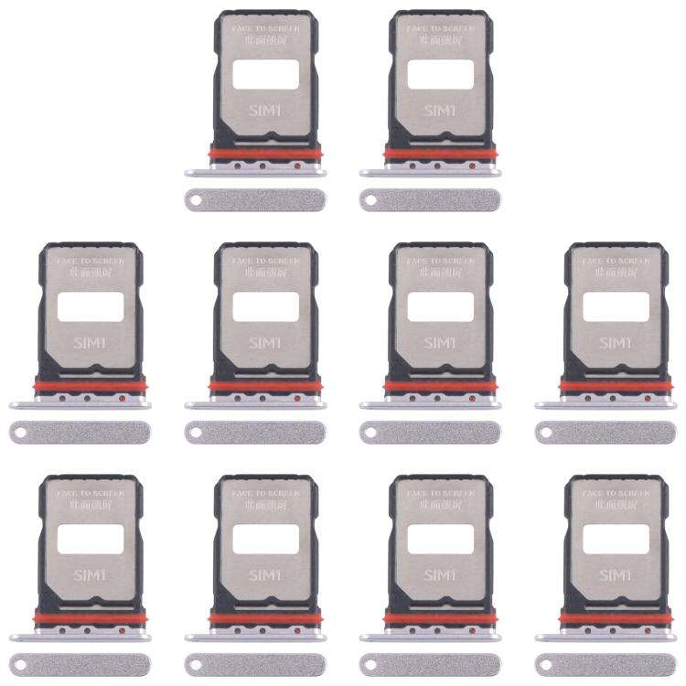 For Xiaomi Poco F7 Pro 10pcs Original SIM Card Tray + SIM Card Tray (Gold)